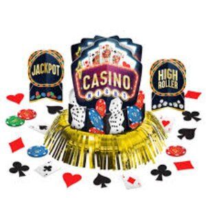 Roll the Dice Blackjack cover, Confetti, Dealer's Suit, Decor,etc (Casino Theme)